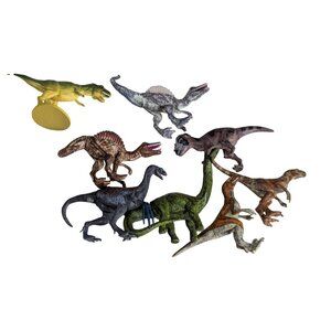Jurassic World Small Dinosaur Figurines Lot of 8